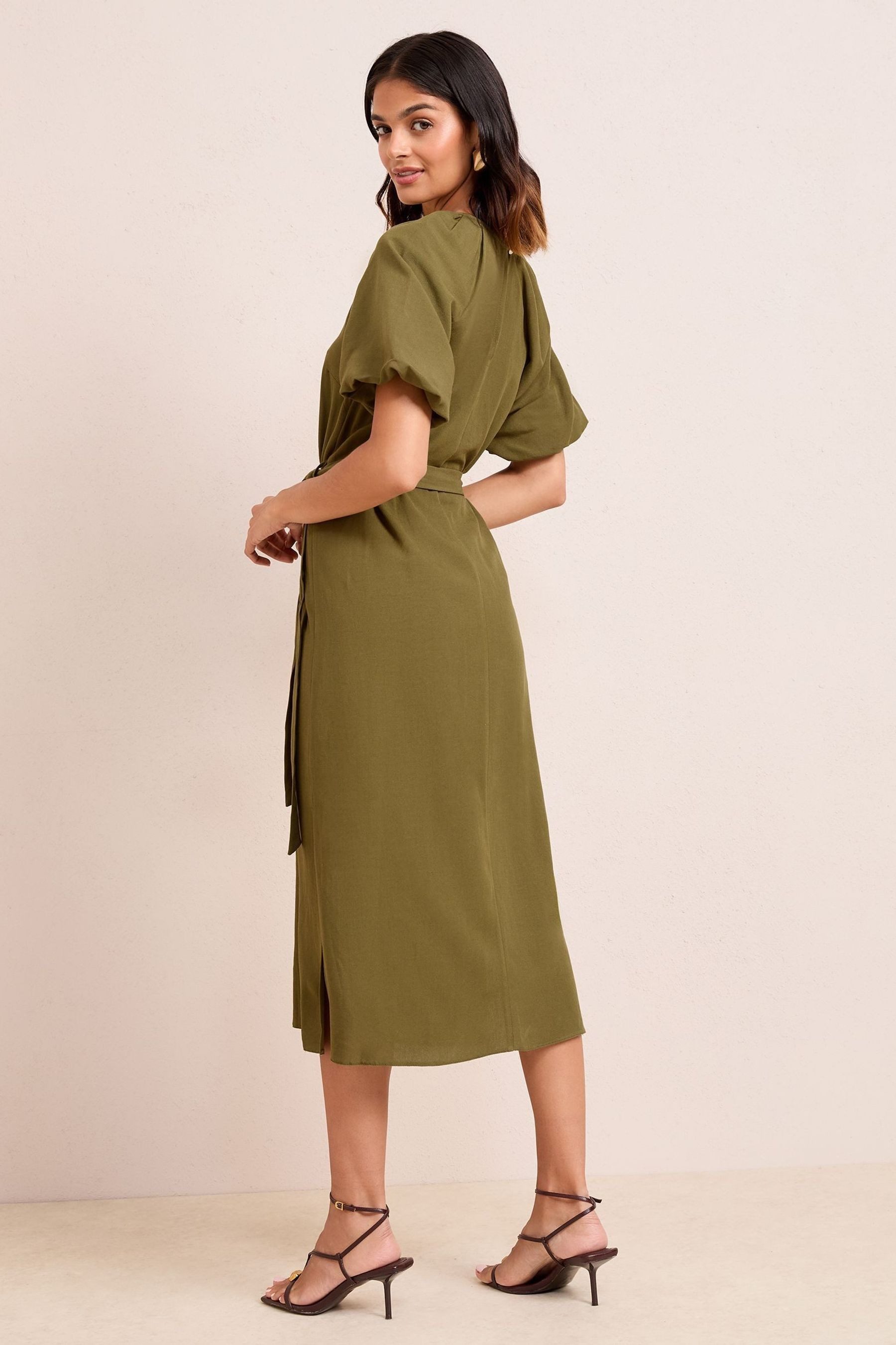 Friends Like These Midikleid Friends Like These Midikleid mit Puffärmeln Pe günstig online kaufen