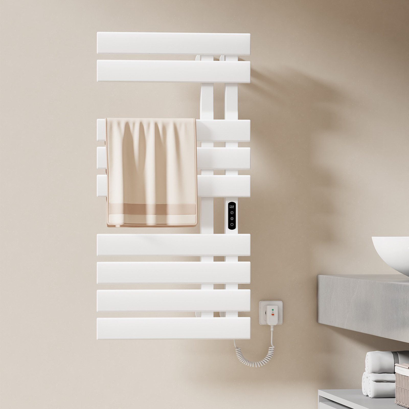 EMKE Elektrischer Badheizkörper mit Smart Thermostat WiFi/APP-Steuerung Tim günstig online kaufen