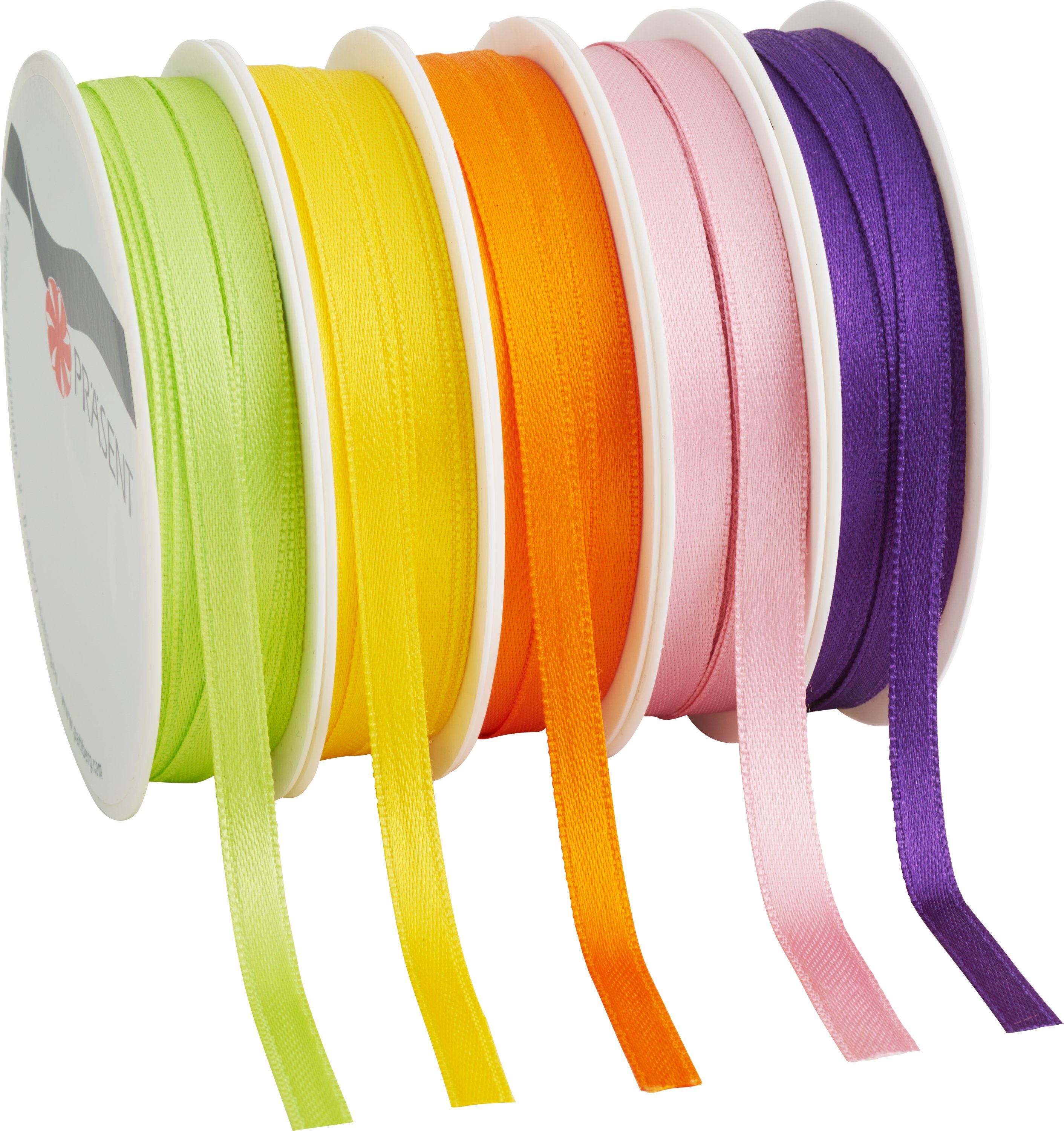 VBS Satinband Happy days, 5 Stück