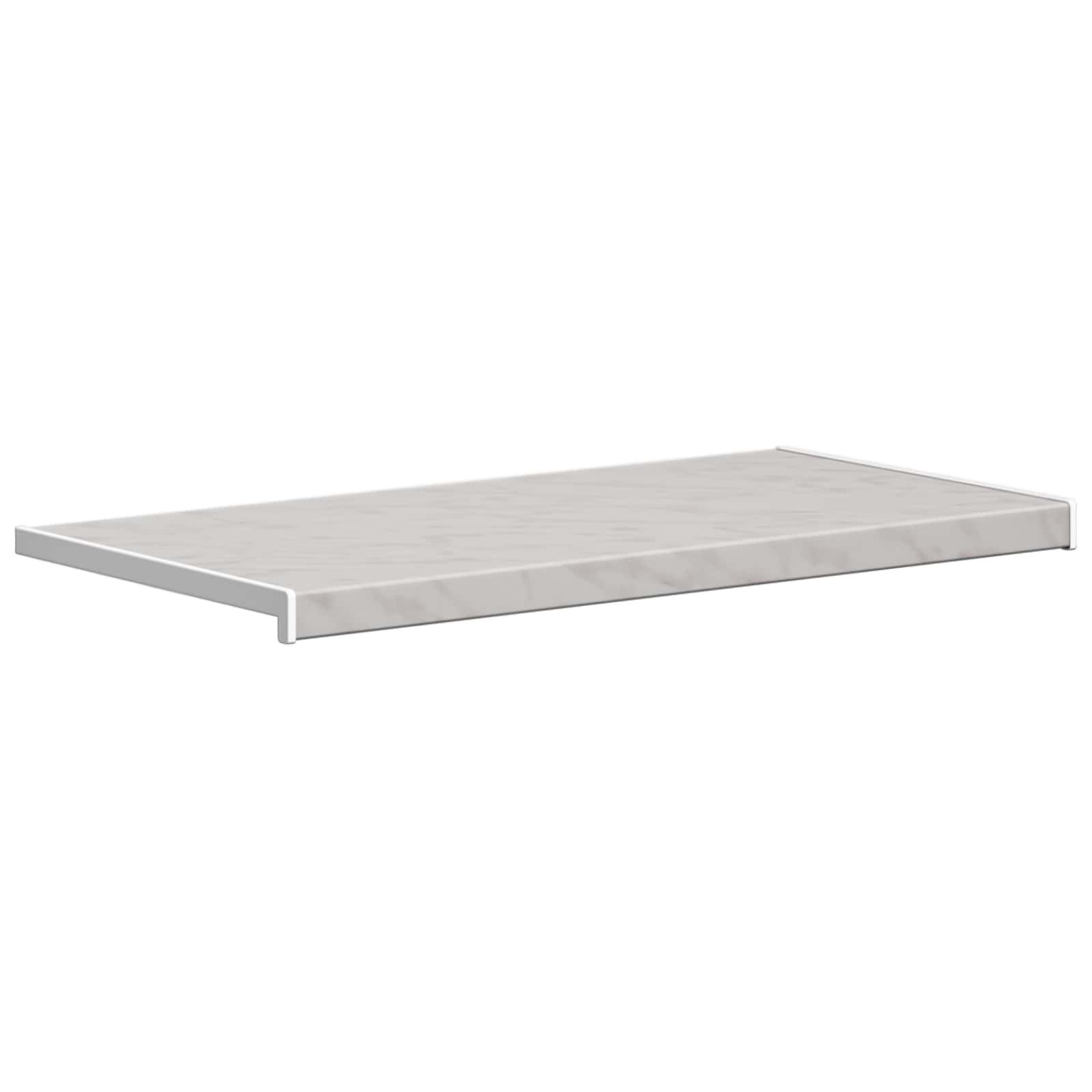 vidaXL Fensterbank Fensterbank Marmorstruktur 80 x 40 x 4,5 cm PVC