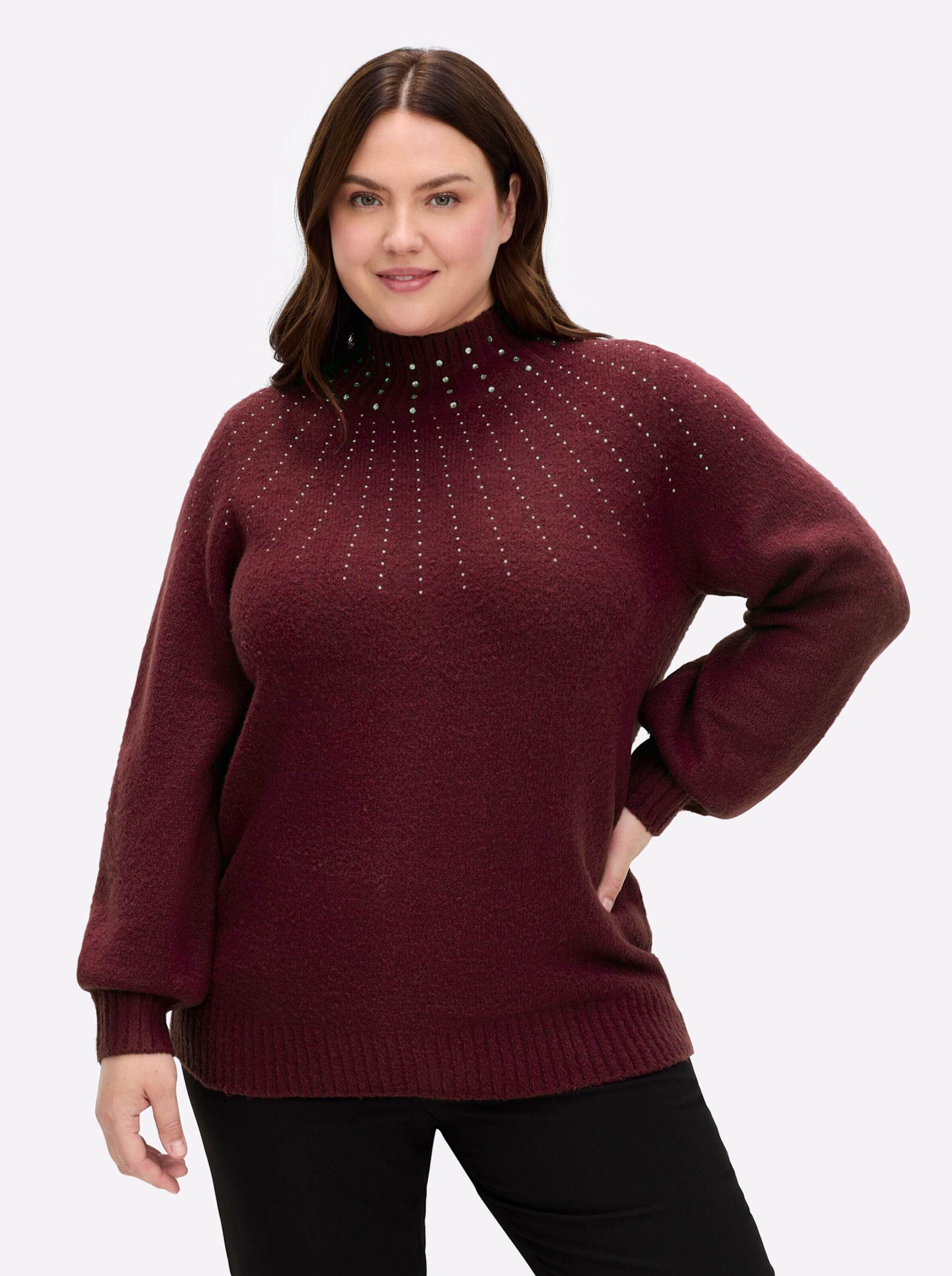 sheego by Joe Browns Strickpullover Pullover Langarm