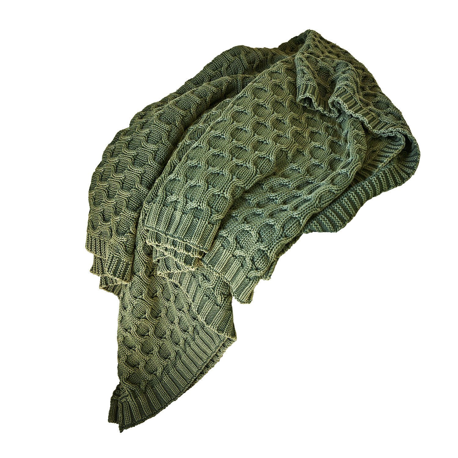 Mirabeau Tagesdecke Plaid Sovilex grün günstig online kaufen