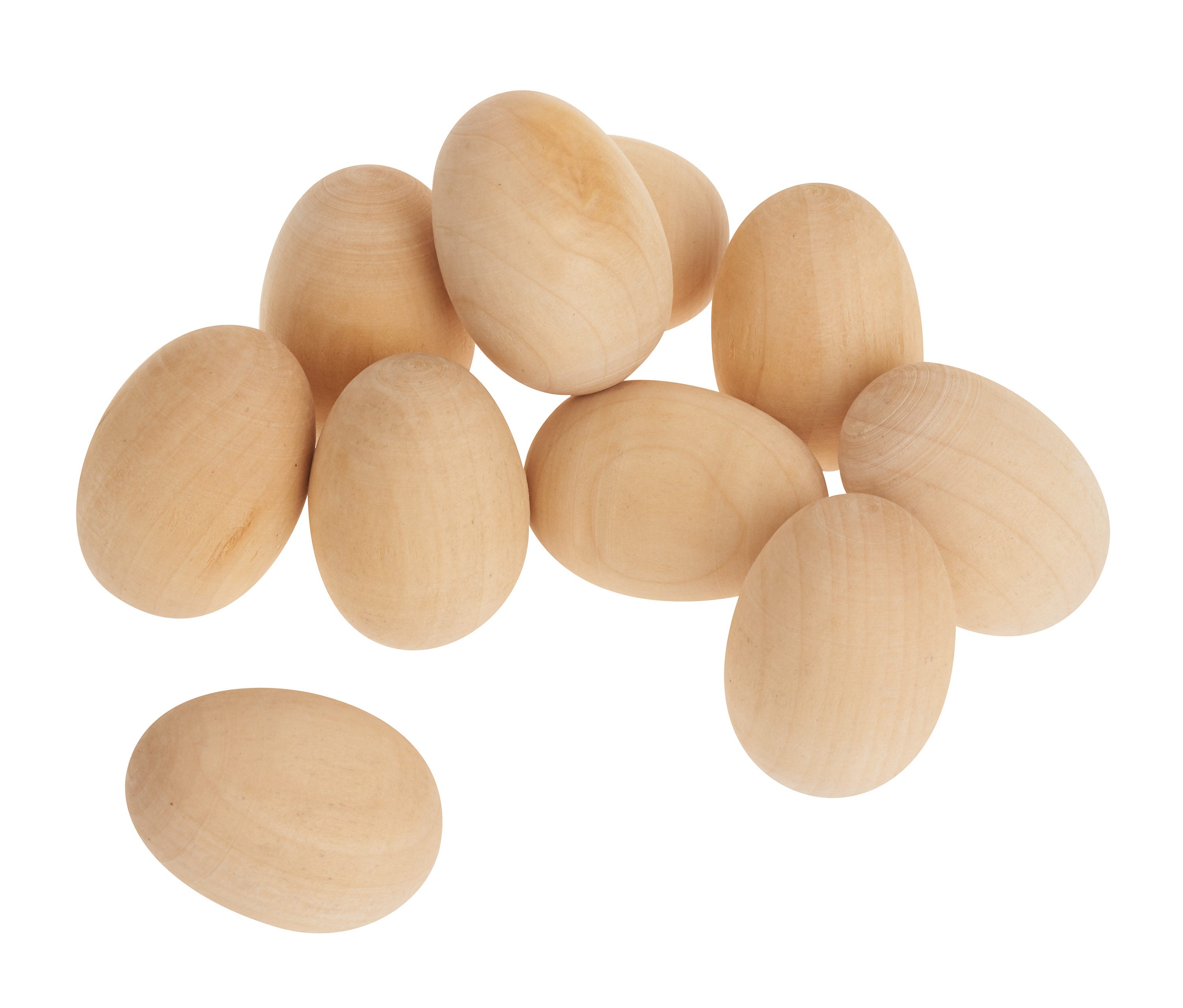 Osterei Holz-Eier glatt
