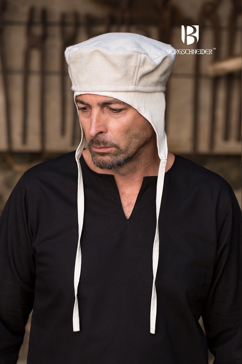 Burgschneider Ritter-Kostüm Mittelalter Kappe Hugo verschiedene Farben