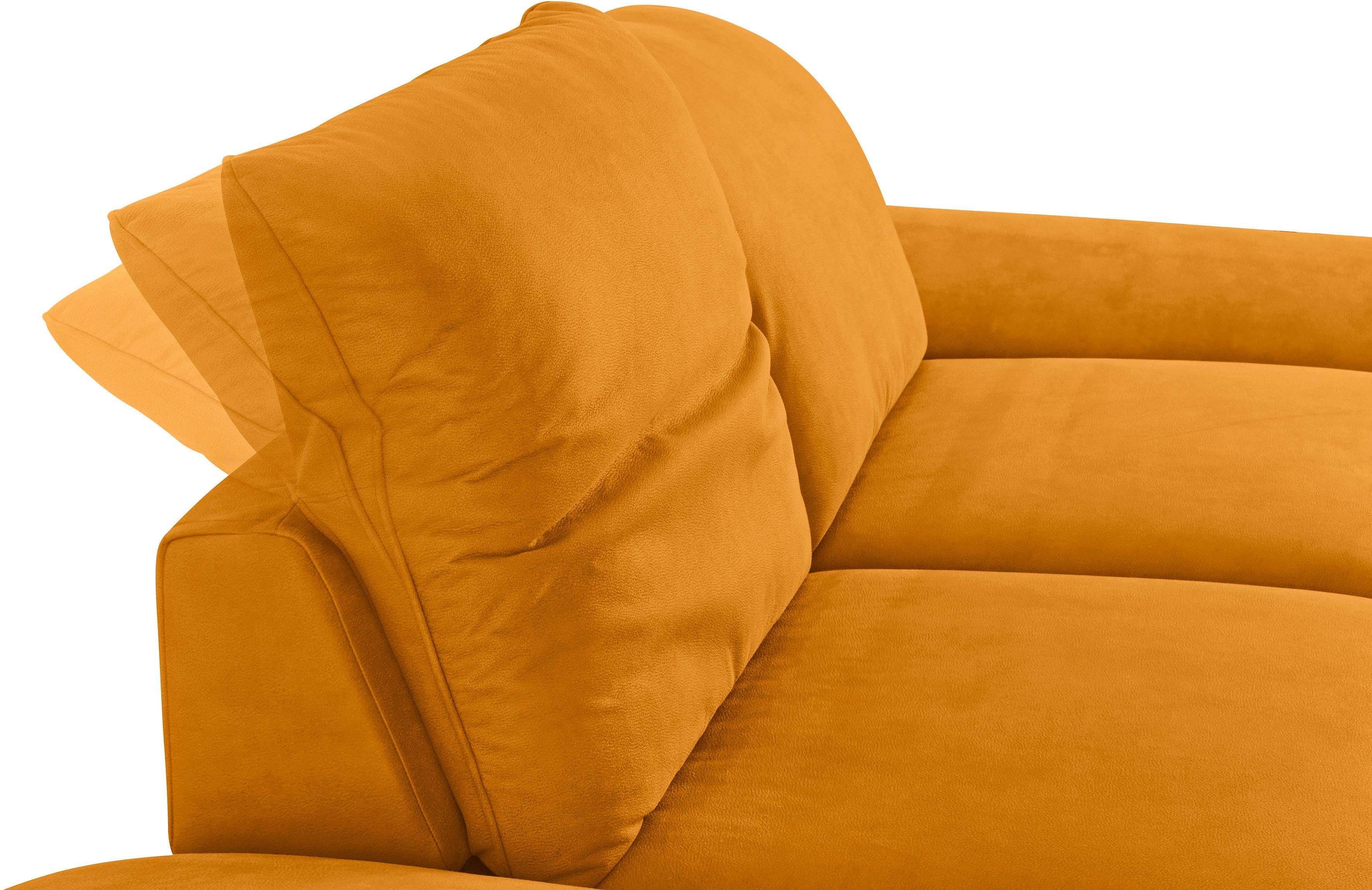 W.SCHILLIG 2,5-Sitzer enjoy&MORE, mit Sitztiefenverstellung, cm glänzend, Füße 232 Breite Chrom