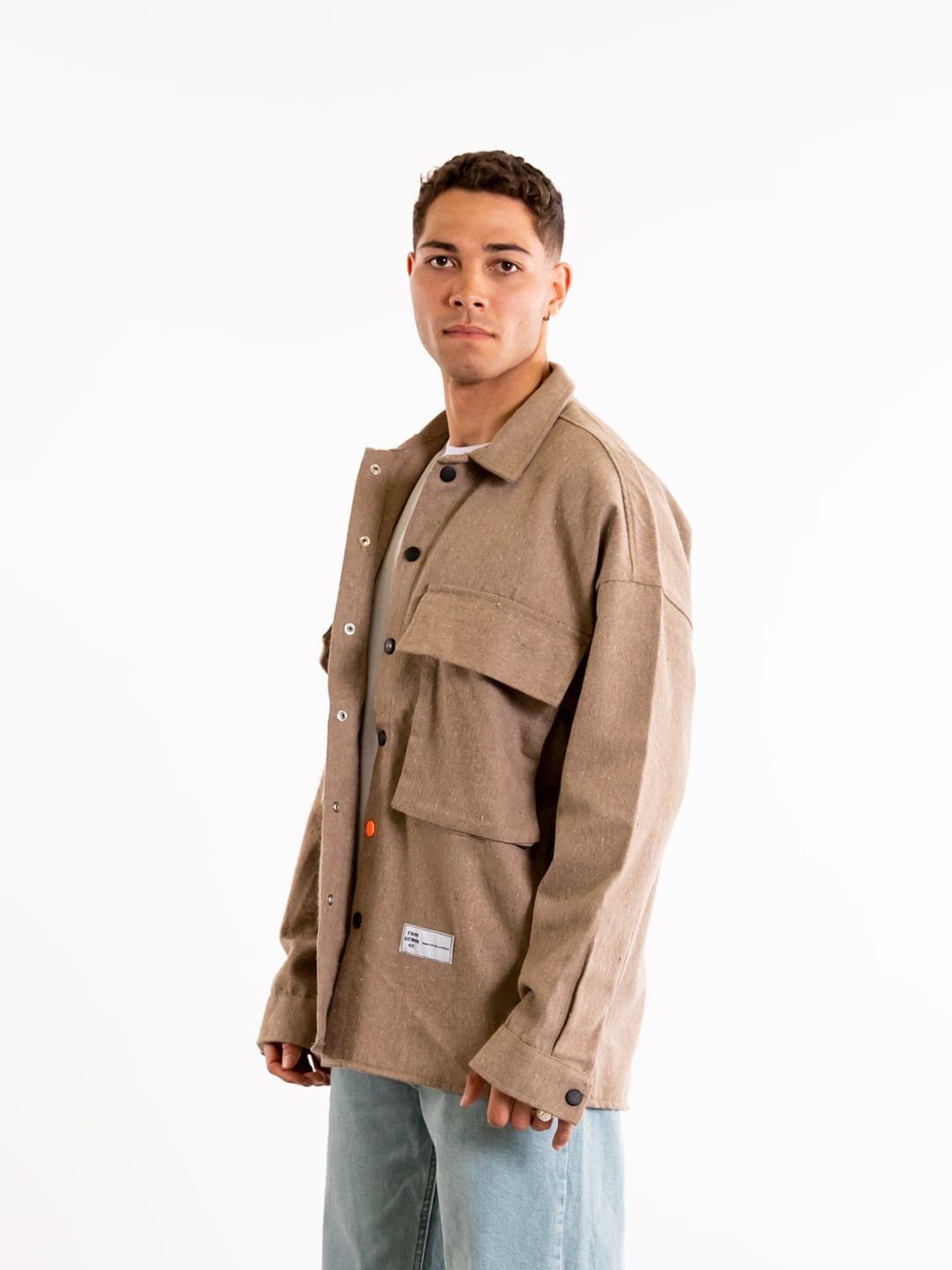 COFI Casuals Hemdjacke Hemdjacke Oversize Herren Kleidung Hemd Unisex Overs günstig online kaufen