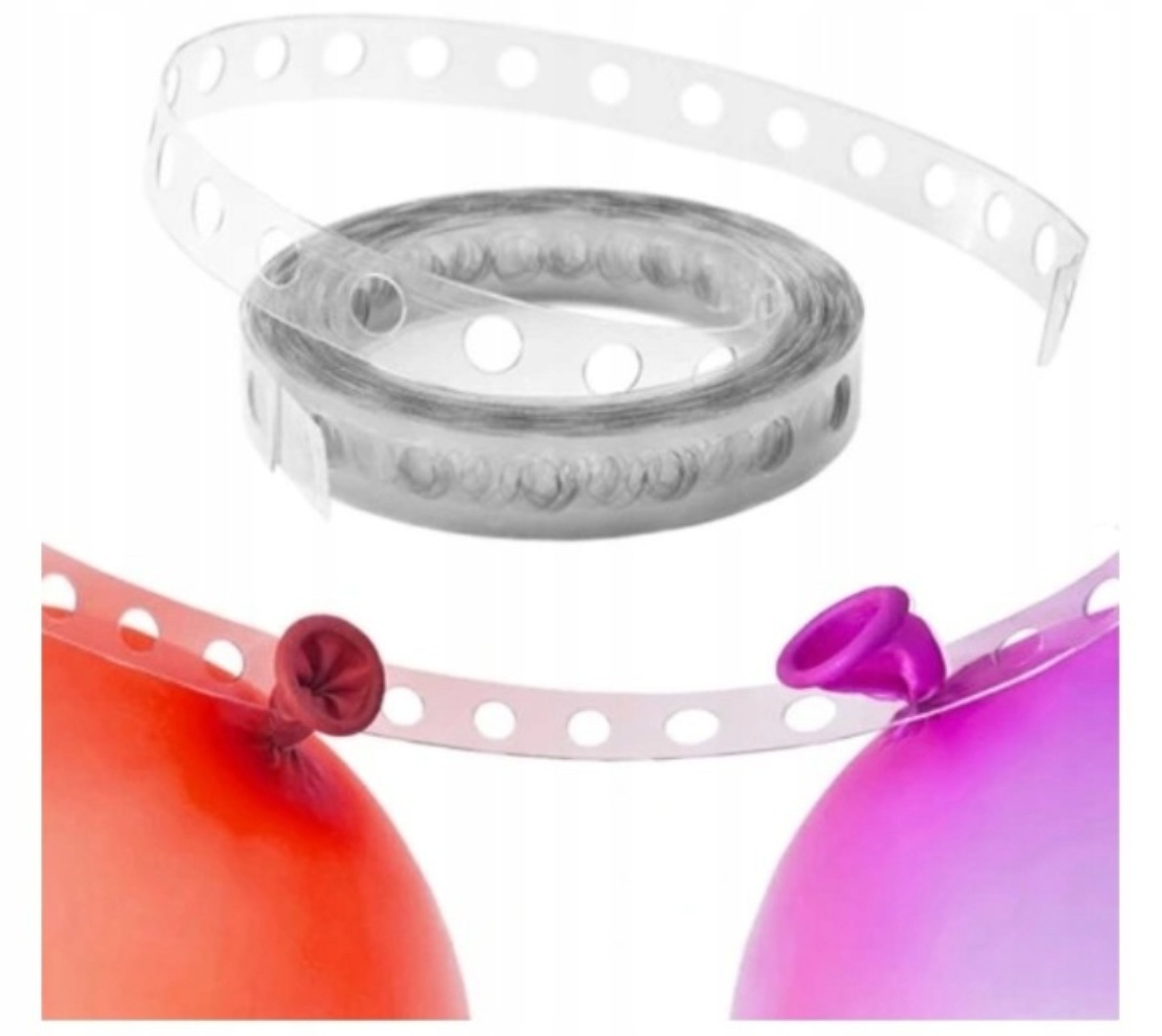 Festivalartikel Girlande Ballon Girlandenband 5m Ballonbogen Hochzeit Deko Band