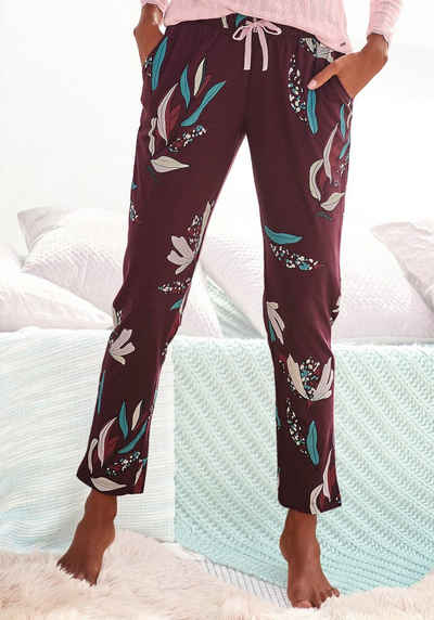 s.Oliver Pyjamahose mit Allover-Druck