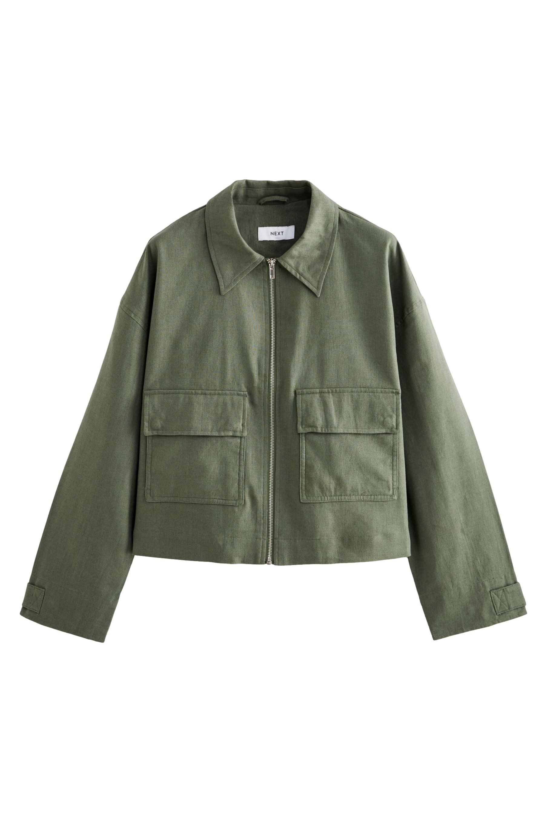 Next Sommerjacke Jacke aus Leinengemisch (1-St) günstig online kaufen