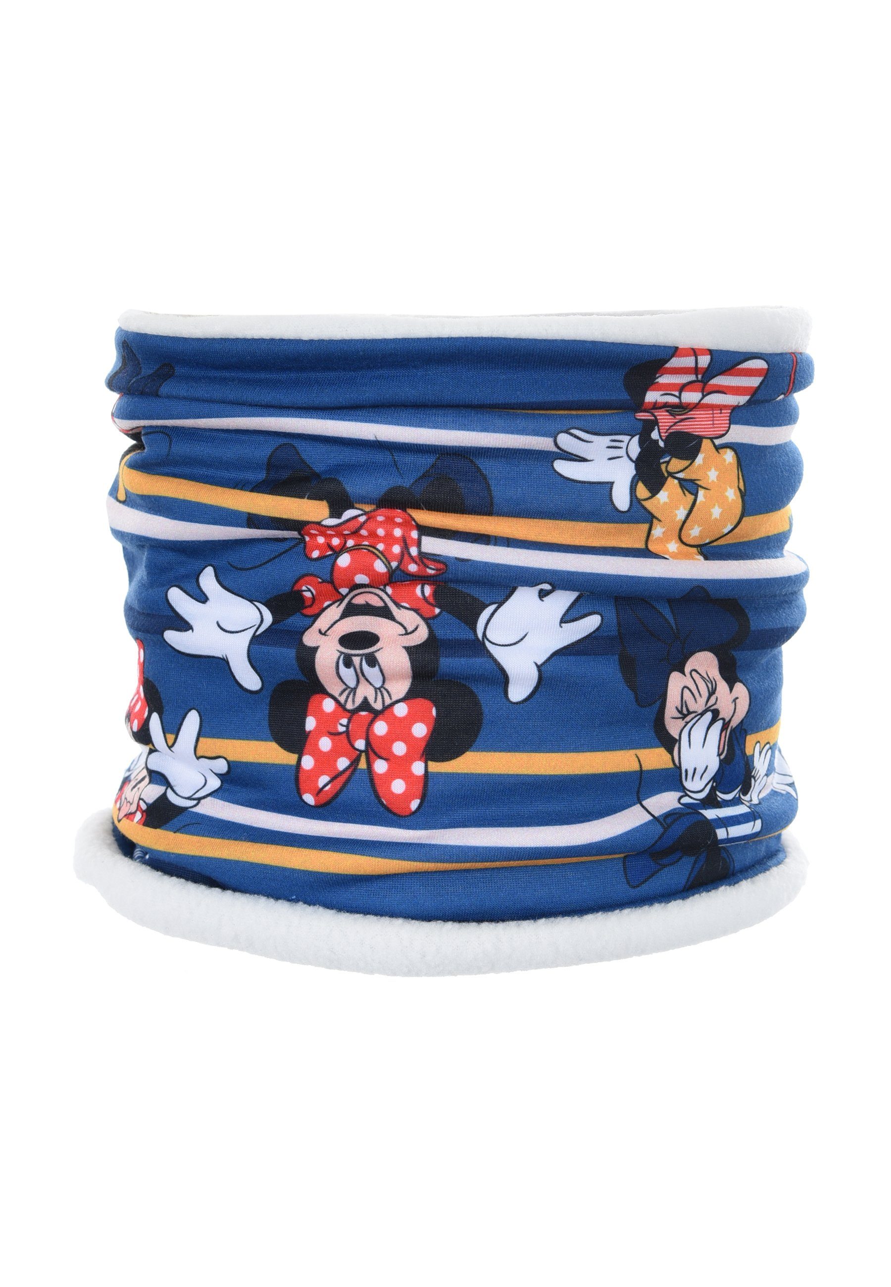 Disney Minnie Mouse Loop Kinder Mädchen Winter-Schal Schlauch-Schal, Mini Maus Blau
