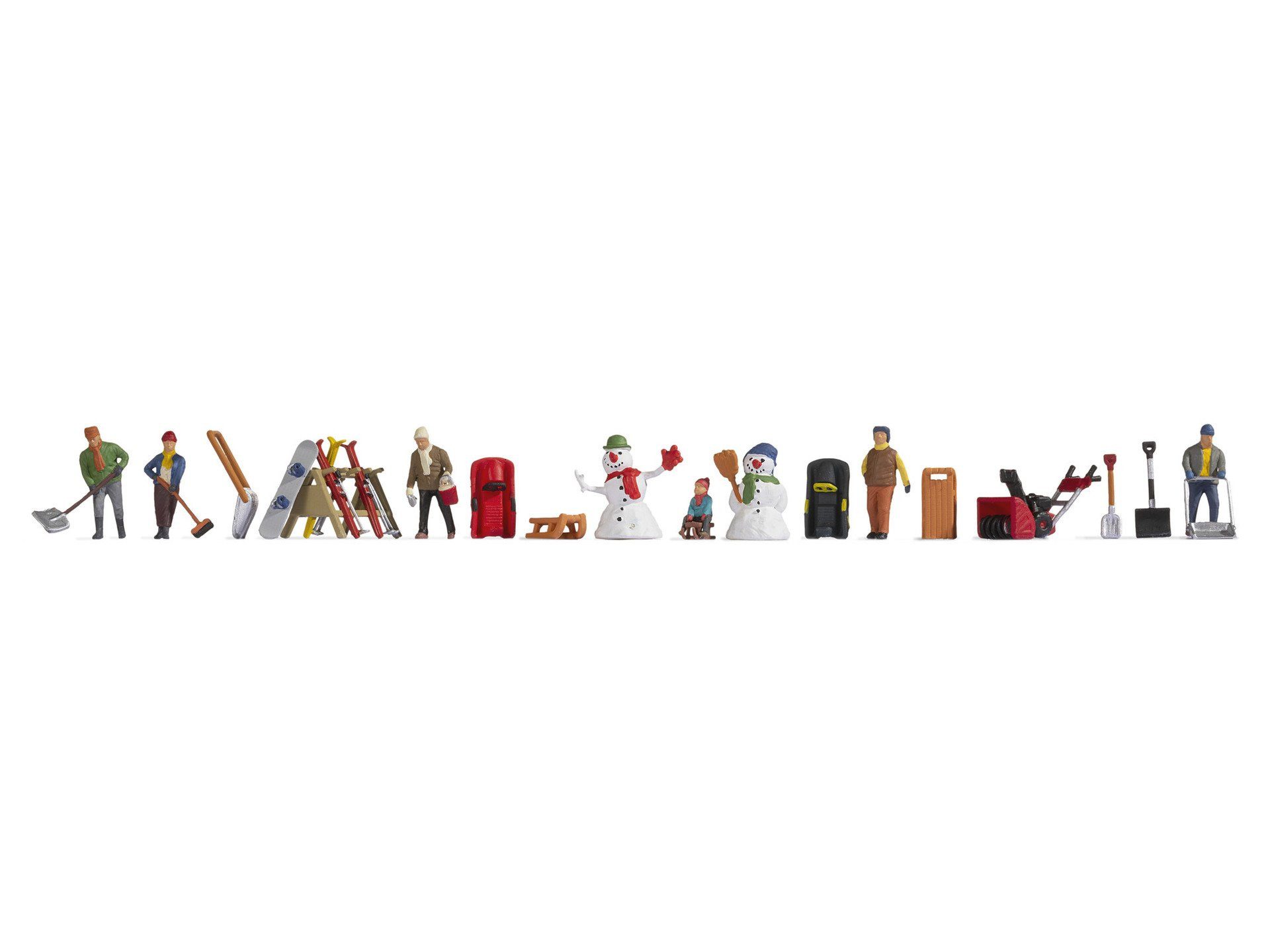NOCH Dekofigur NOCH H0 Figuren-Themenwelt „Wintertag“, mit Winter