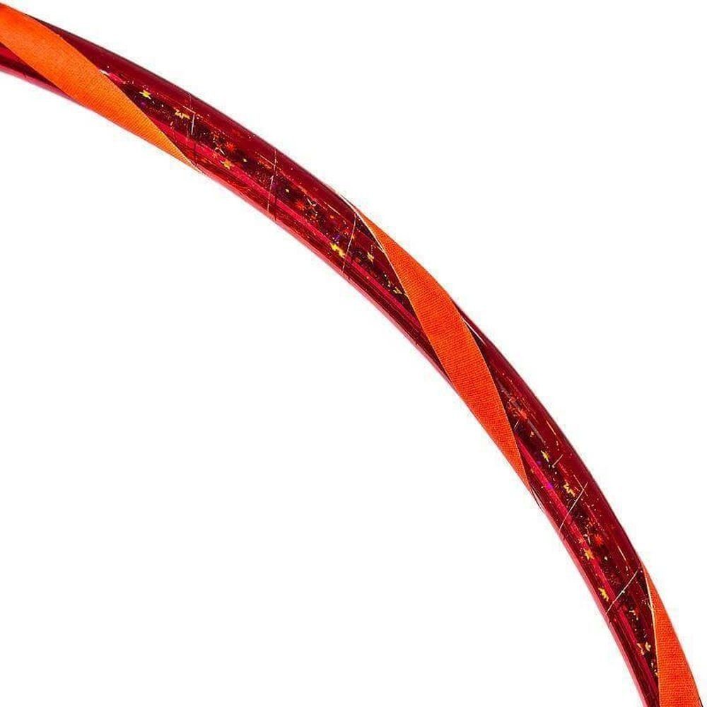 Rot-Orange Hula-Hoop-Reifen Ø80cm, Super Star Hula Hoopomania Hoop, Kinder
