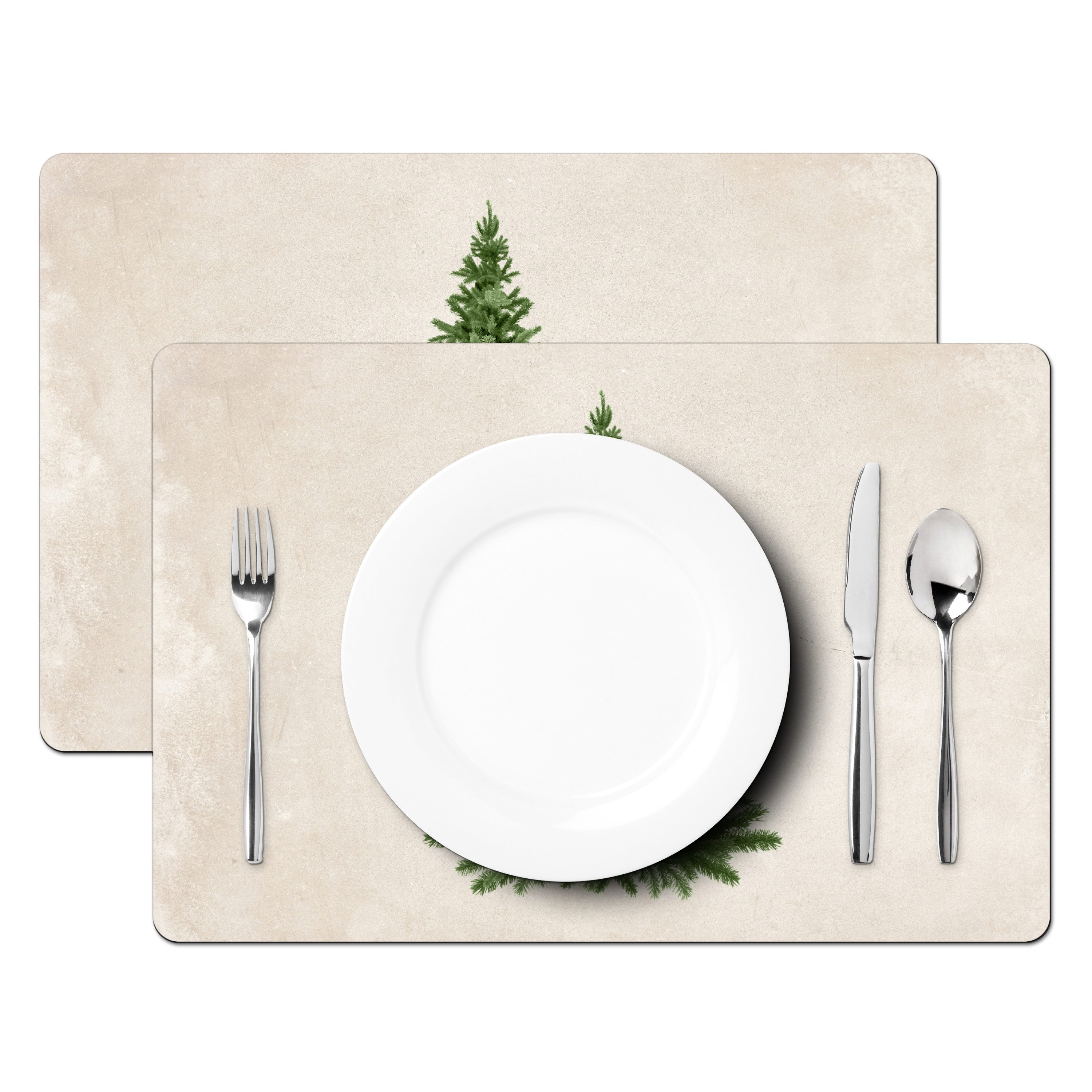 MuchoWow Platzset Weihnachtsbaum - Grün - günstig online kaufen