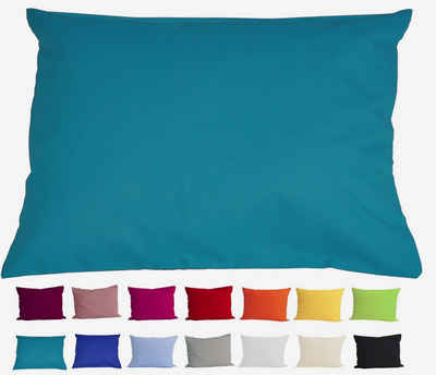 Kissenbezug »Basic«, beties, Kissenhülle ca. 40x60 cm 100% Baumwolle in vielen kräftigen Uni-Farben (petrol)