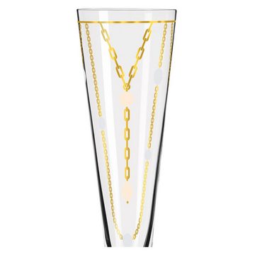 Ritzenhoff Sektglas Goldnacht, Glas, Transparent H:24cm D:7cm Glas