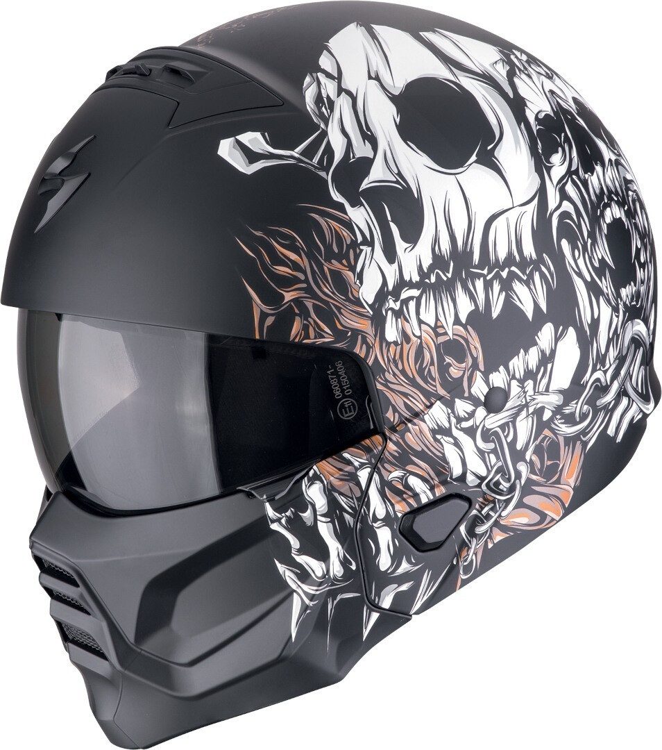 Motorradhelm EXO Combat II Genesis Jethelm