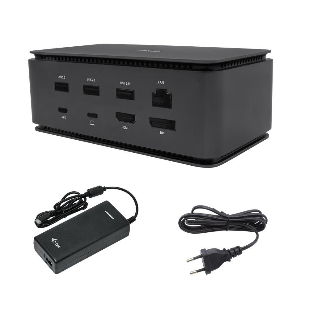 Laptop-Dockingstation USB4 Metall-Dockingstation Dual 4K HDMI DP mit Power Delivery 80 W