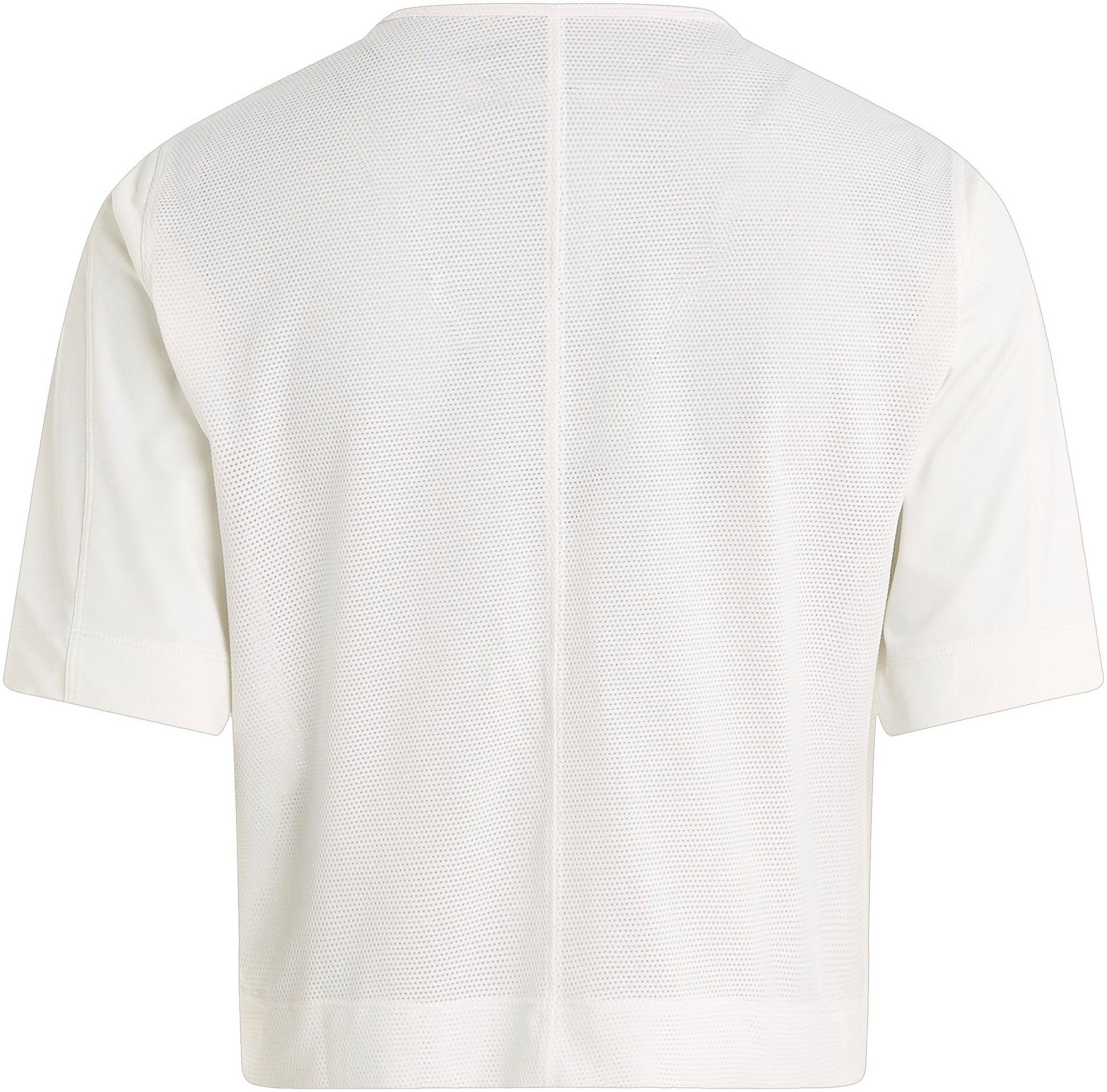 T-Shirt White Klein Suede Calvin Sport