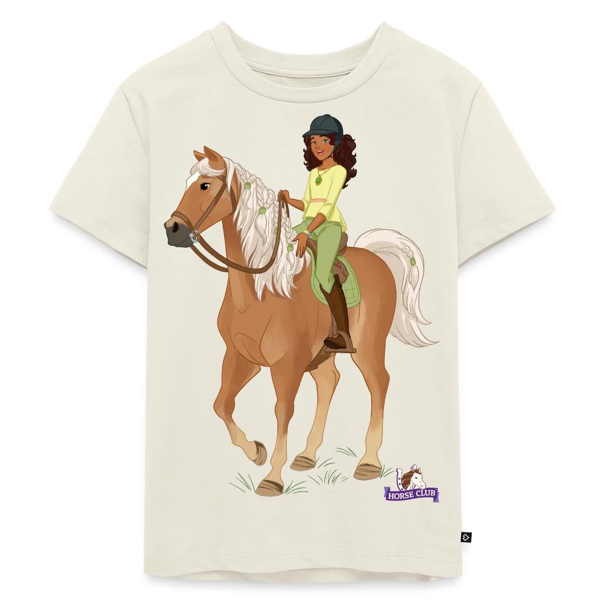T-Shirt Schleich Horse Club Sarah posiert auf Mystery Kinder Premium T-Shirt