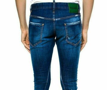 Dsquared2 5-Pocket-Jeans Dsquared² SEXY TWIST JEANS ICONIC RIPPED HOSE DENIM PANTS 5 POCKET TRO