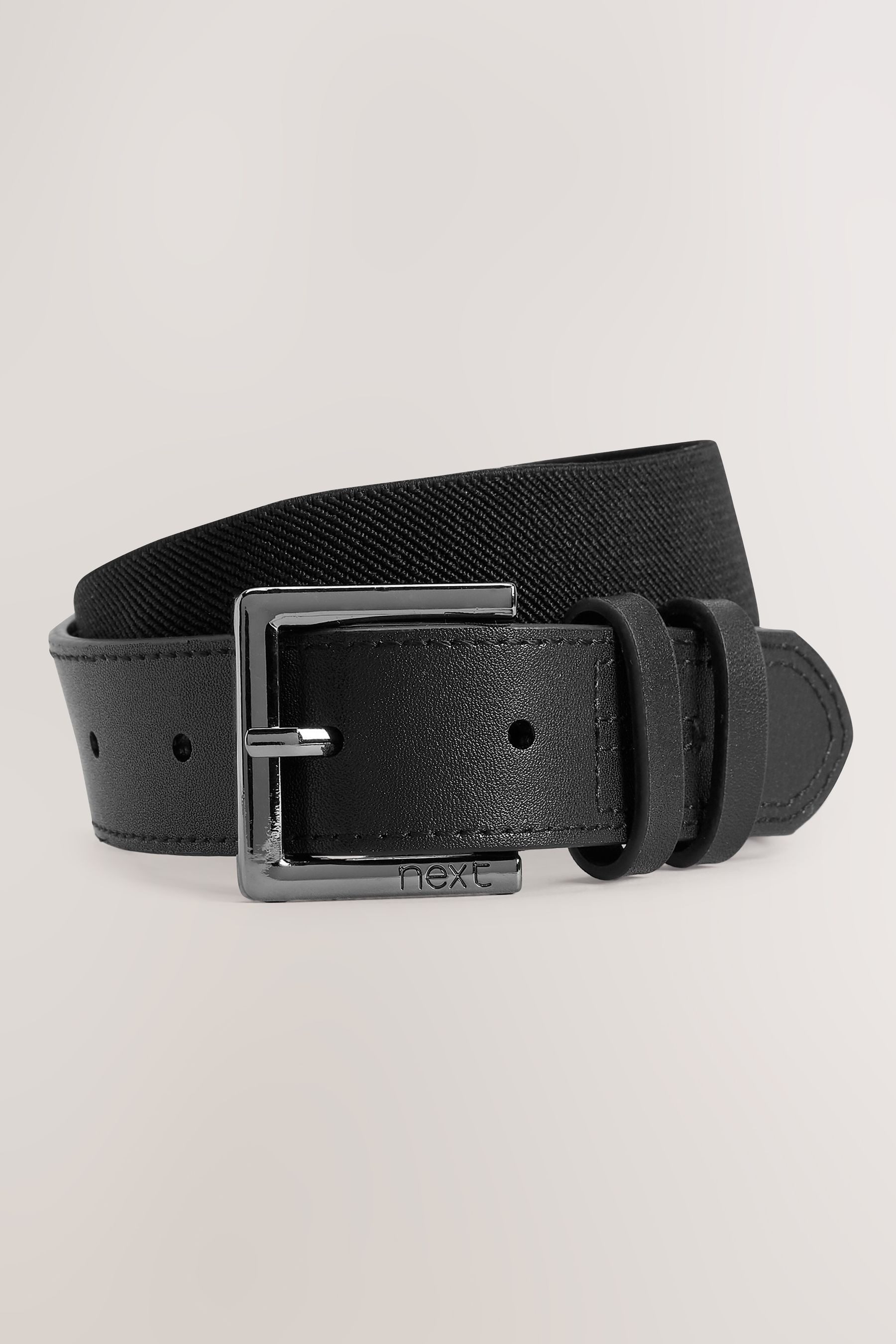 Next Synthetikgürtel Gürtel aus Leder und Stretch (1-St)