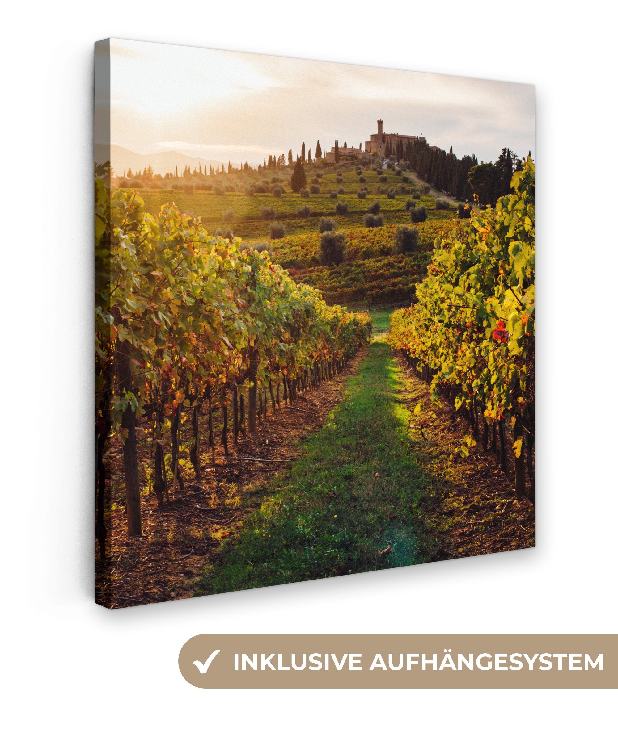 OneMillionCanvasses® Leinwandbild Toskana - Landschaft - günstig online kaufen