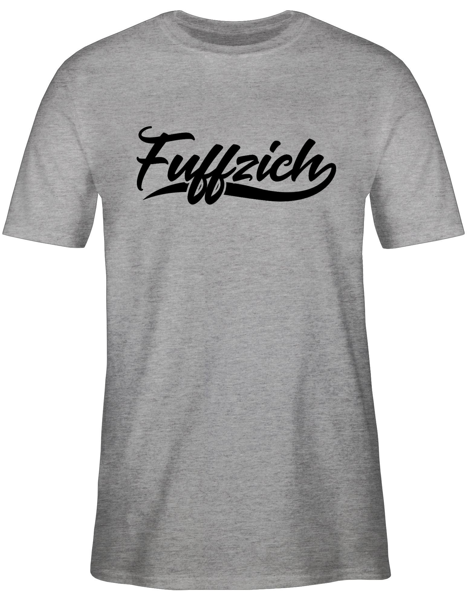 meliert Geburtstag Shirtracer Fuffzich T-Shirt Grau 02 50. Fünfzig