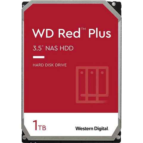 Western Digital WD Red™ Plus HDD-NAS-Festplatte (1 TB) 3,5", Bulk