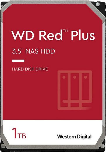 Western Digital »WD Red™ Plus« HDD-NAS-Festplatte (1 TB) 3,5", Bulk)