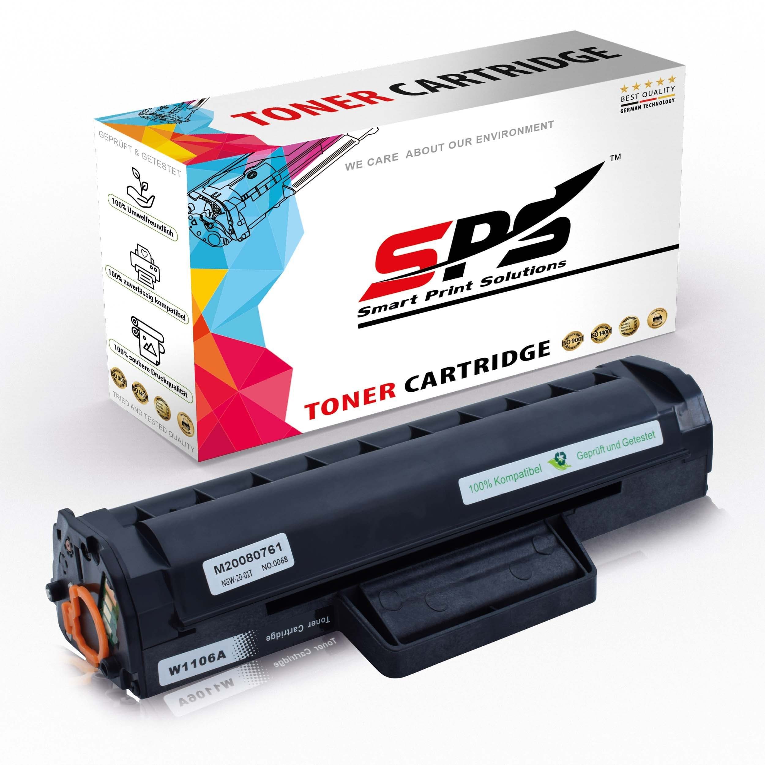 SPS Tonerkartusche Kompatibel für HP Laser MFP 135 AG (W1106A/106A), (1er  Pack, 1x Toner)