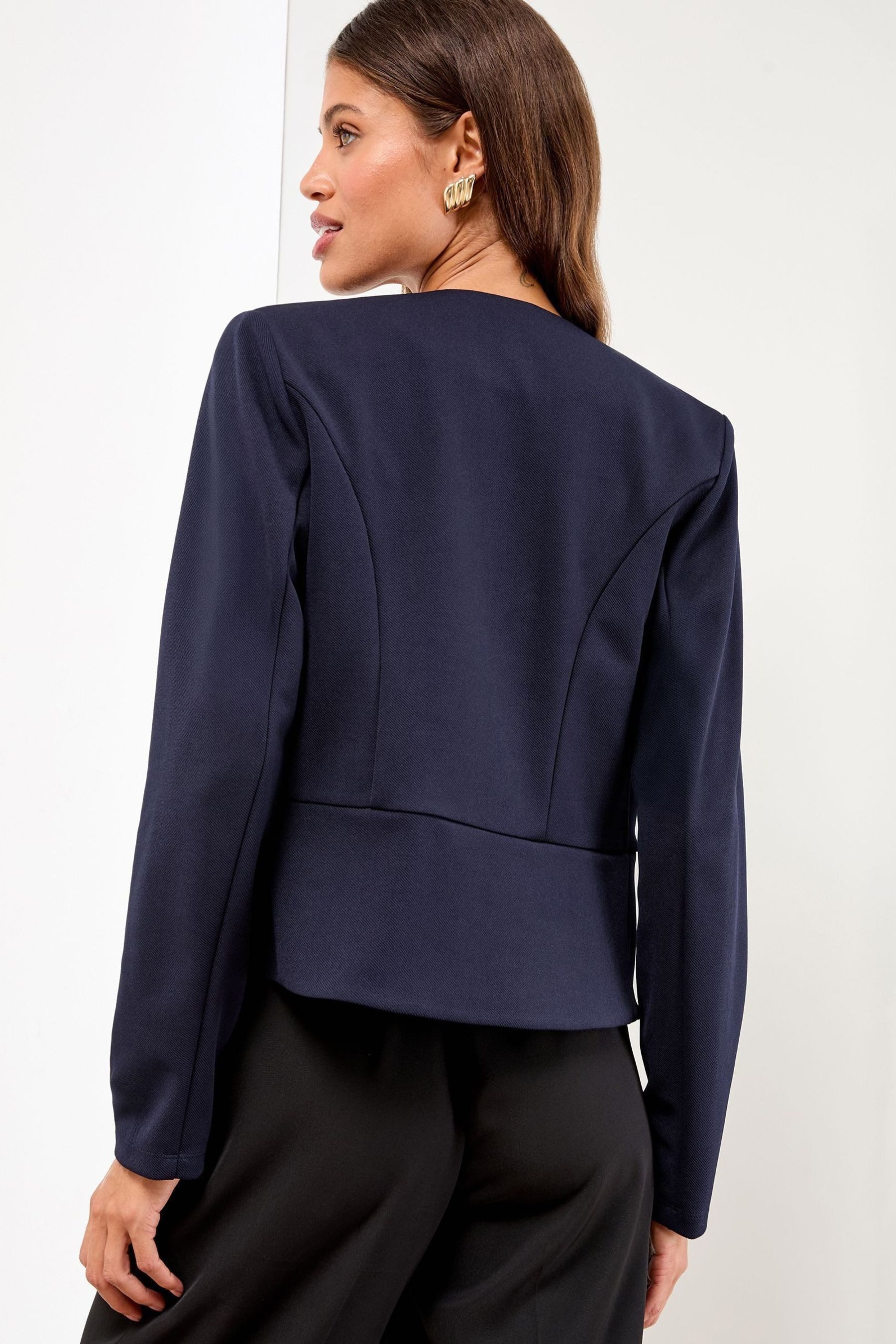 LIPSY Kurzjacke Lipsy verkürzte, angeraute Jacke, Regular (1-St) günstig online kaufen