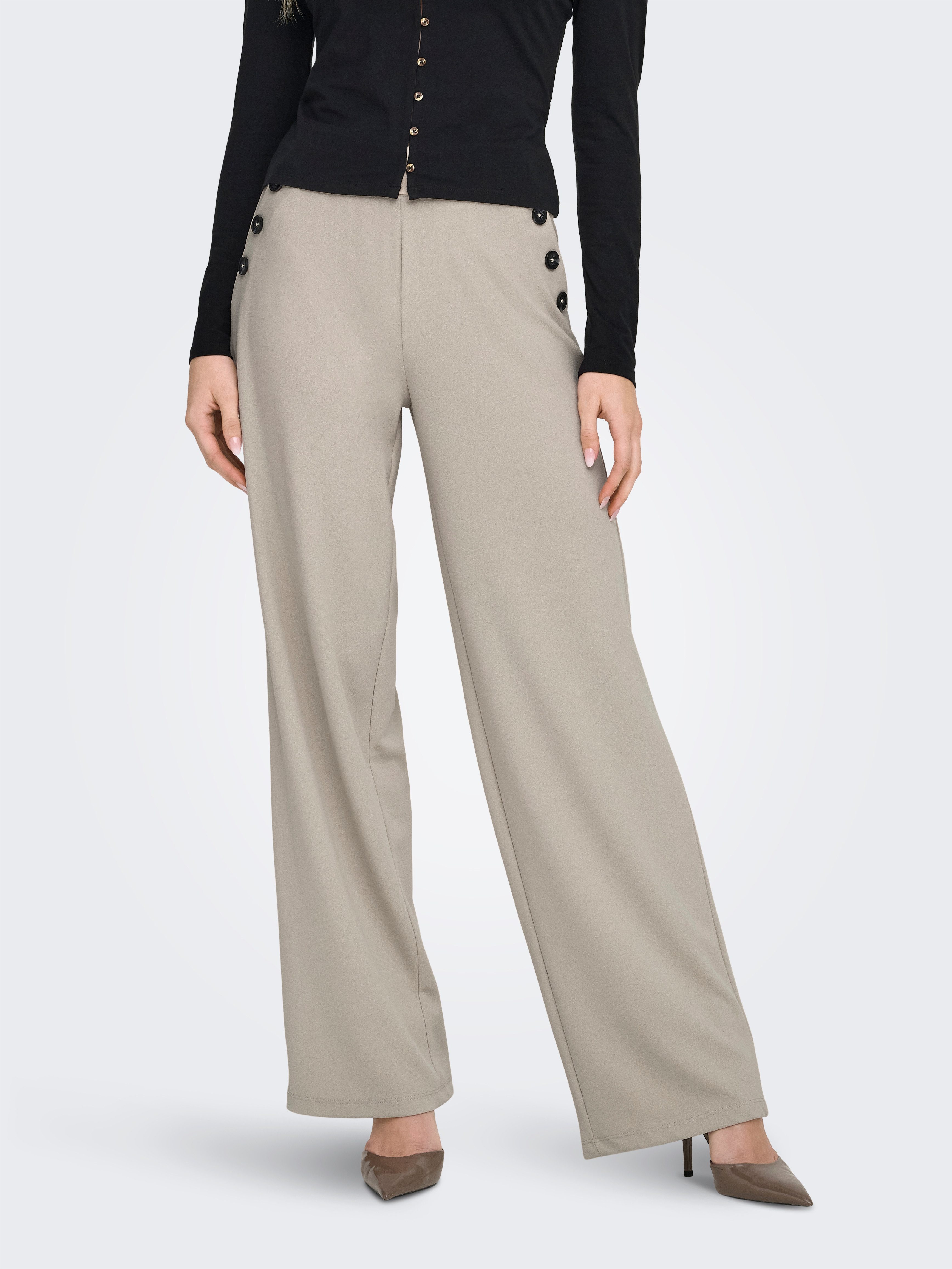 ONLY Schlupfhose ONLRINA BUTTON PANT JRS NOOS mit Knopf-Details