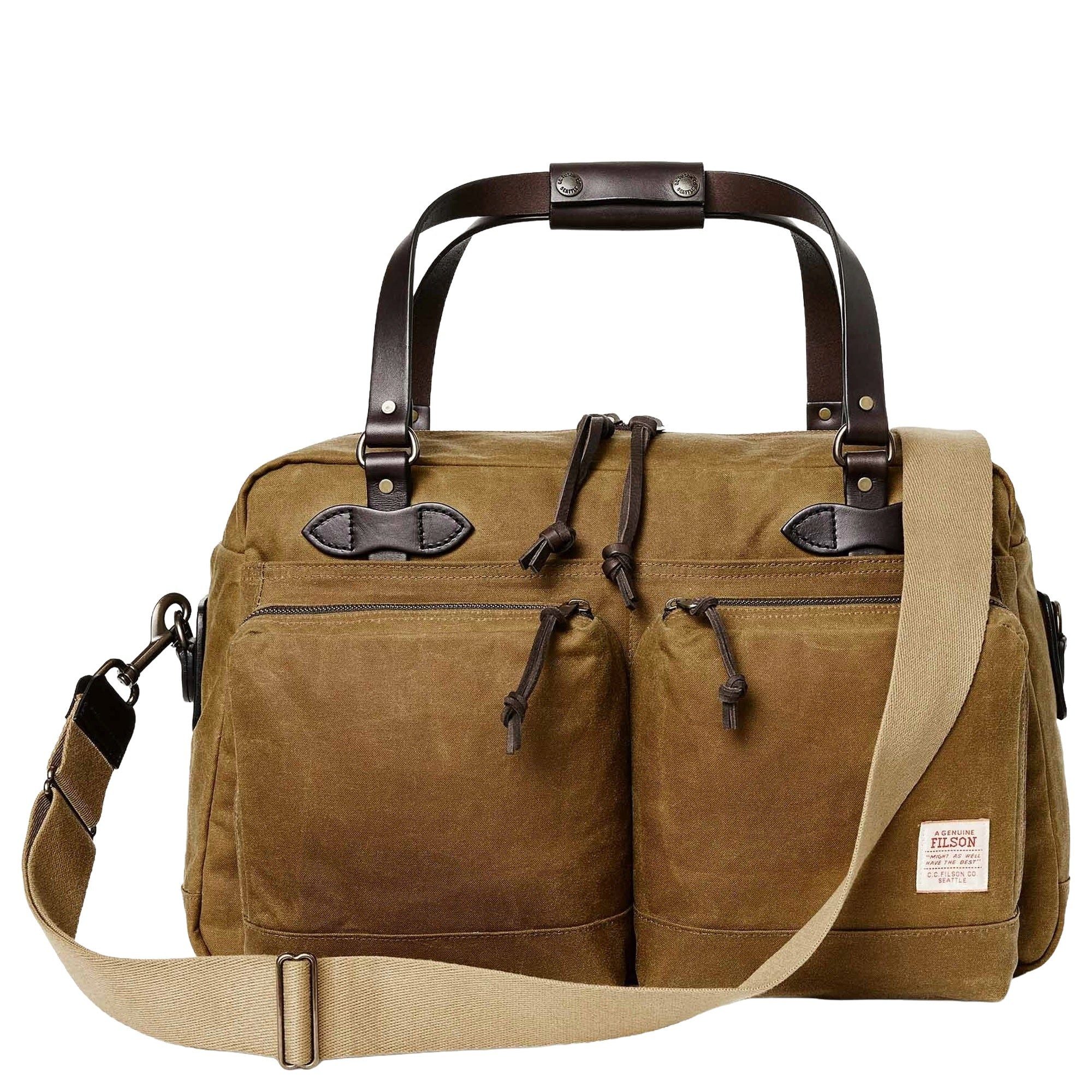 Filson Reisetasche 48 Hour Tin Cloth - Duffle Bag 48 cm (dark tan)