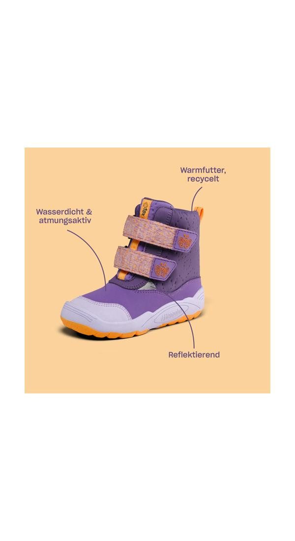 Affenzahn Vegan Blizzy Winterstiefel wasserdicht und warm gefüttert