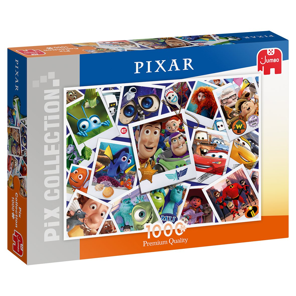Jumbo Spiele Puzzle Disney Pixar Collection Pixar 1000 Teile Puzzle, 1000 Puzzleteile, Made in Europe