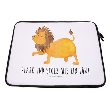 Mr. & Mrs. Panda Laptop-Hülle Sternzeichen Löwe - Weiß - Geschenk, Notebook Tasche, Geschenk Juli