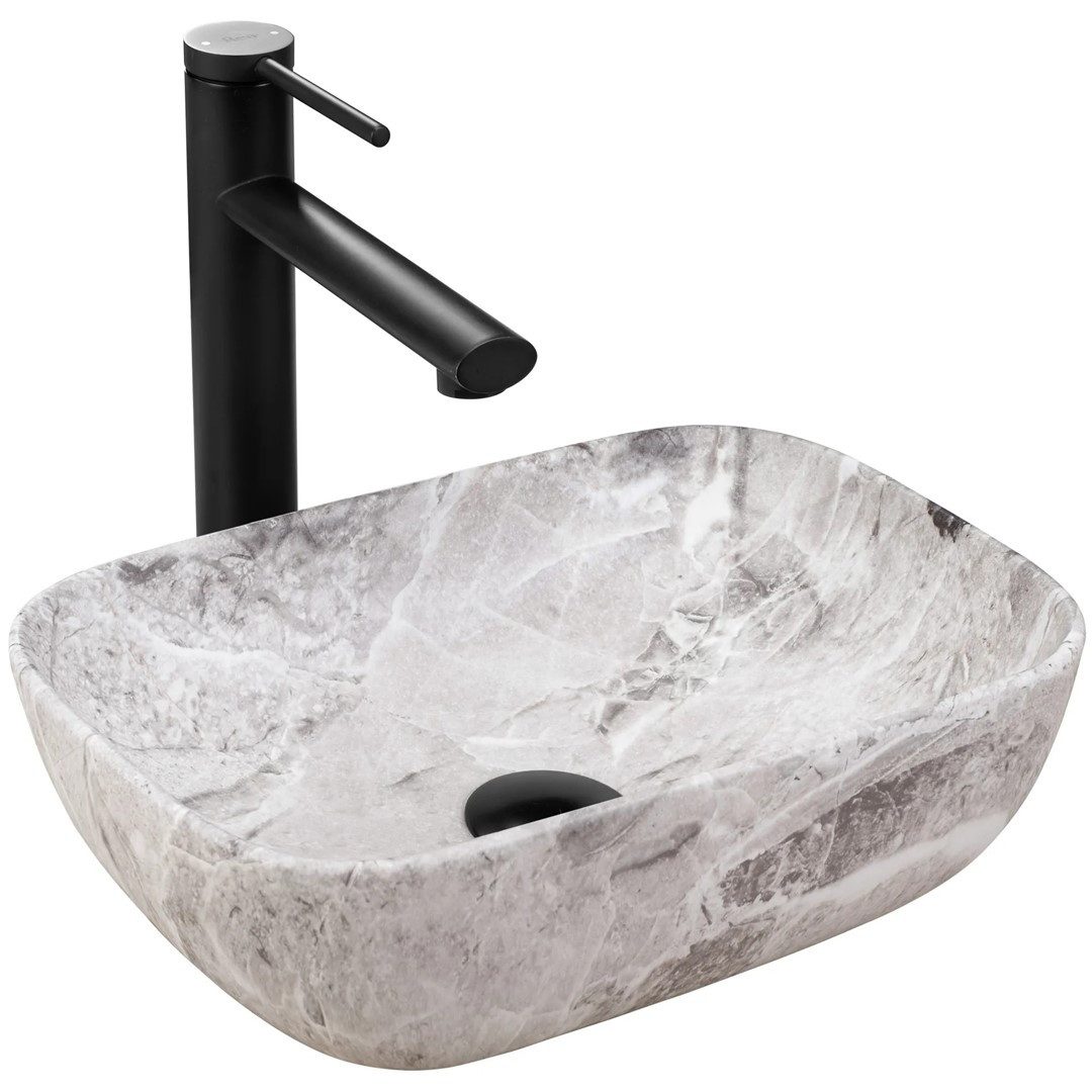 GTM Design Aufsatzwaschbecken BELINDA Modern Waschbeckenm günstig online kaufen