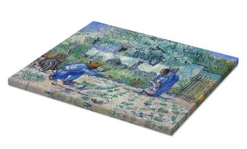 Posterlounge Leinwandbild Vincent van Gogh, Erste Schritte (nach Millet), Wohnzimmer Malerei