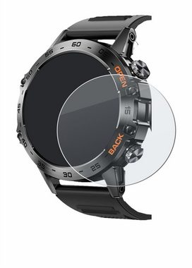 upscreen flexible Panzerglasfolie für Lemfo Smartwatch 1.39", Displayschutzglas, Schutzglas Glasfolie matt entspiegelt