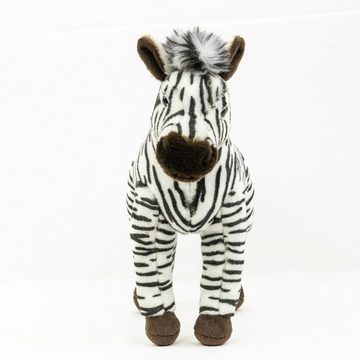 Uni-Toys Kuscheltier Zebra 31 cm stehend Plüschzebra Stofftier