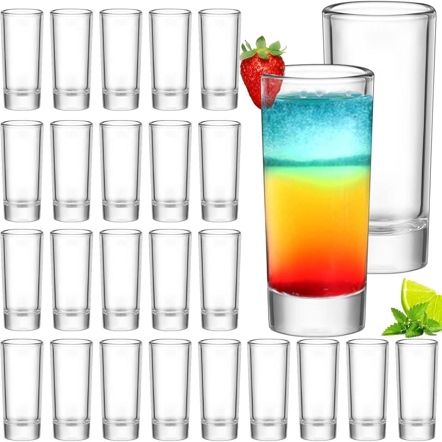 LuxusKollektion Schnapsglas 24er Schnapsgläser-Set 60ml transparent hochwertiges Kristallglas