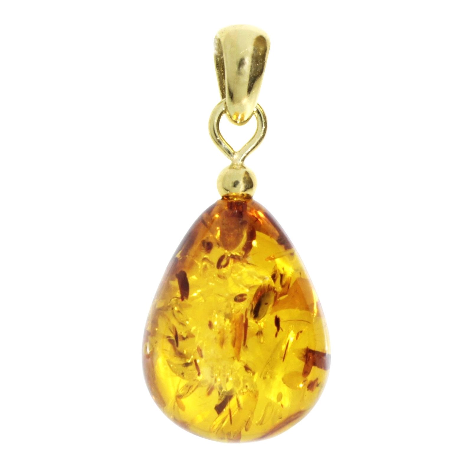 OSTSEE-SCHMUCK Kettenanhänger Ostsee-Schmuck Anhänger Tropfen ca. 20 mm lan günstig online kaufen