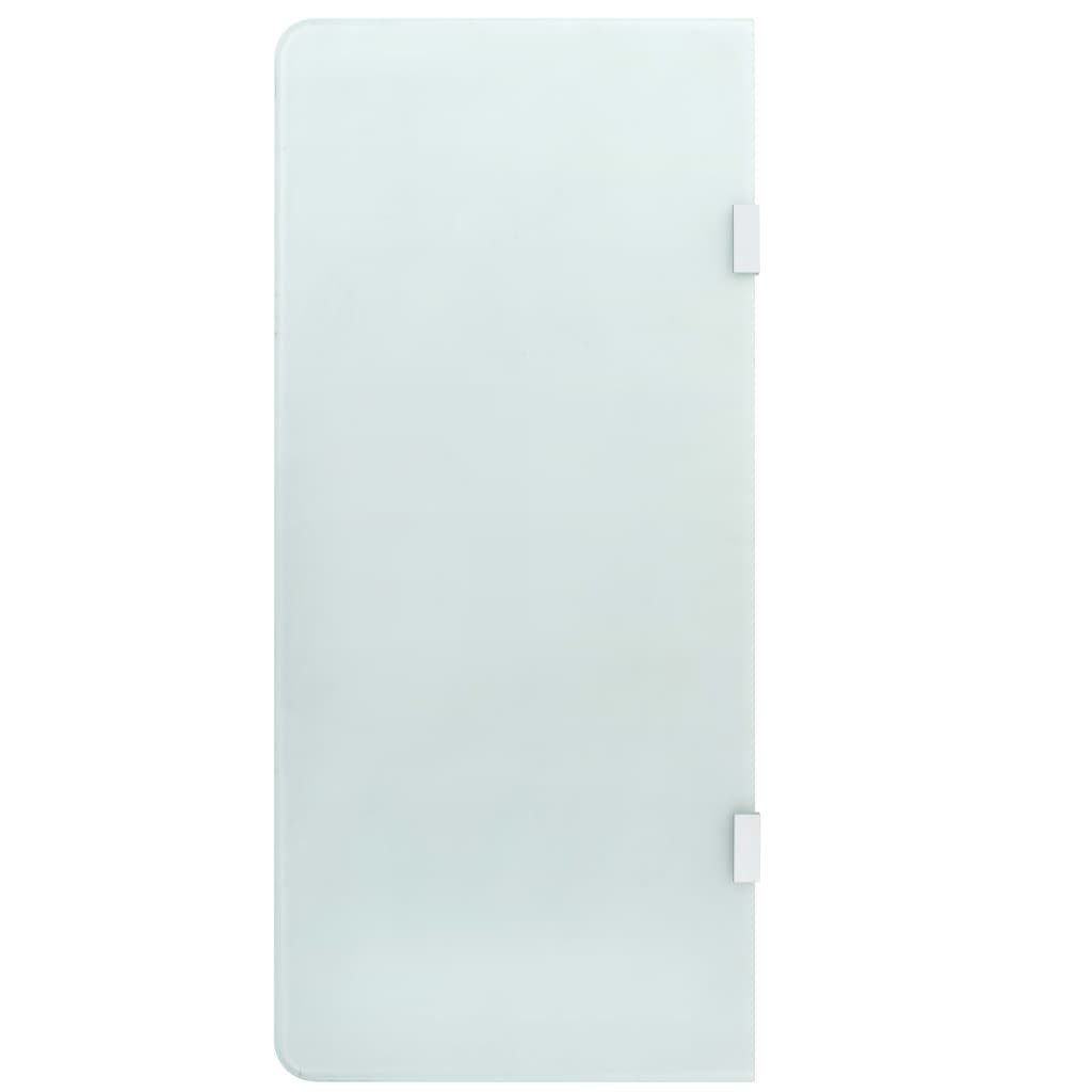vidaXL Vorwandelement WC, Urinal-Trennwand Wandmontage 90 x 40 cm Hartglas