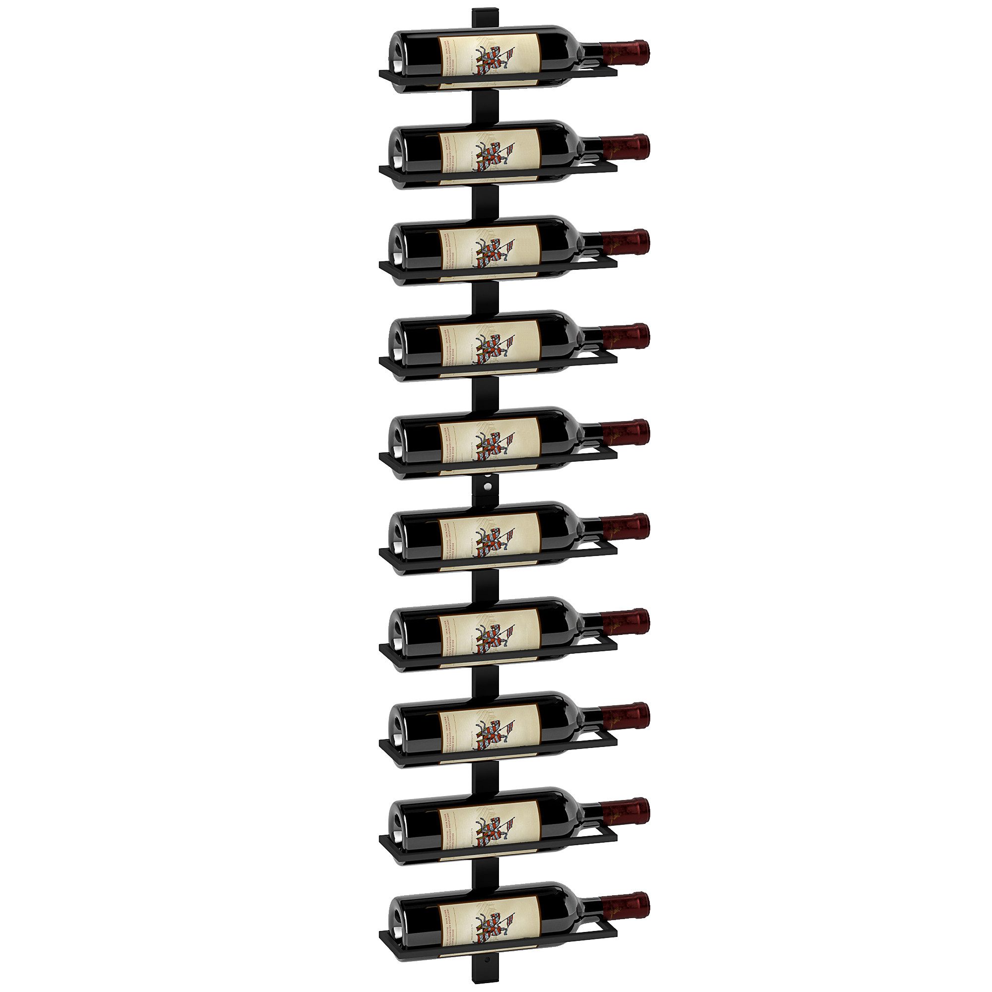 HOMCOM Weinregal Flaschenregal für 10 Weinflaschen, günstig online kaufen