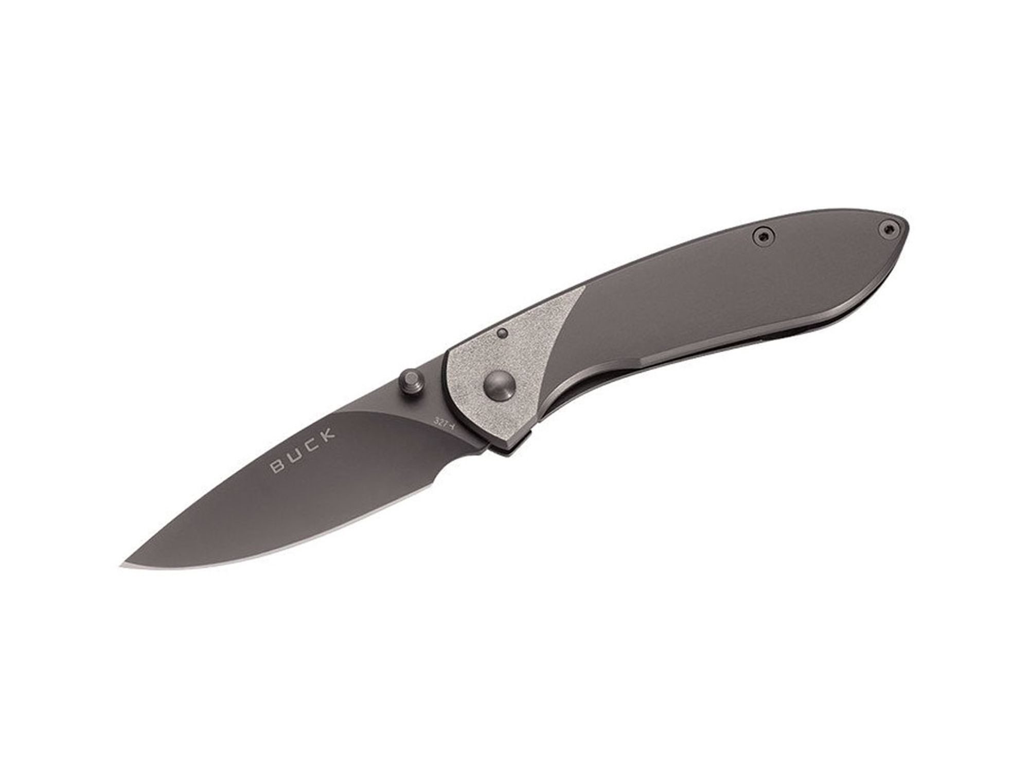 Buck Knives Taschenmesser Buck Einhandmesser Nobleman, 440 A, mit Titanbeschichtung, Clip