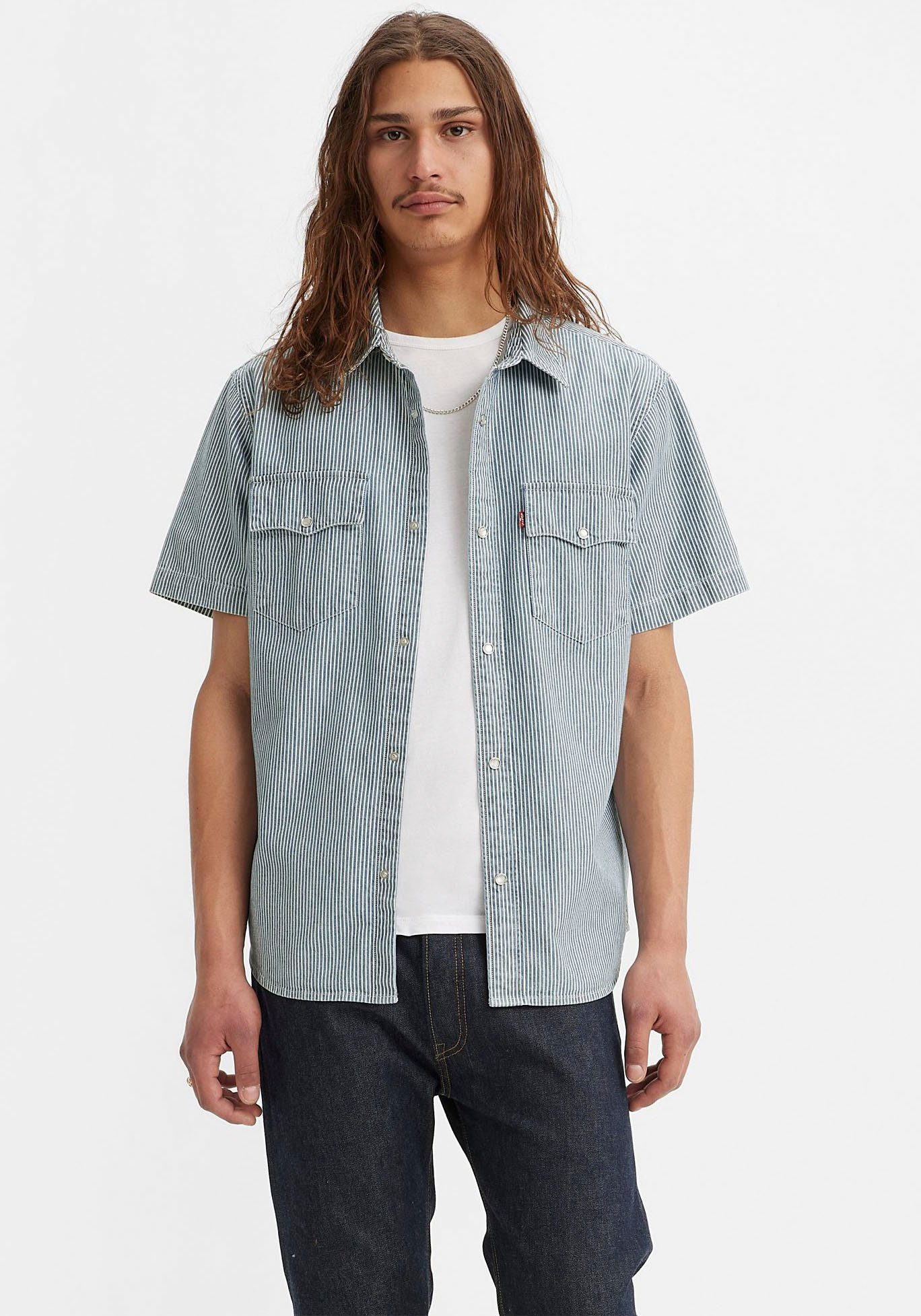 Levi's® Jeanshemd SS RELAXED FIT WESTERN