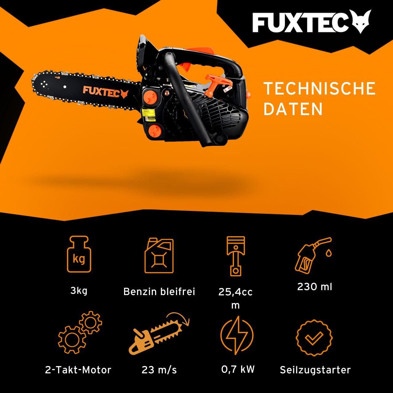 FUXTEC Benzin-Kettensäge FX-KS226, 30 cm Schwertlänge günstig online kaufen