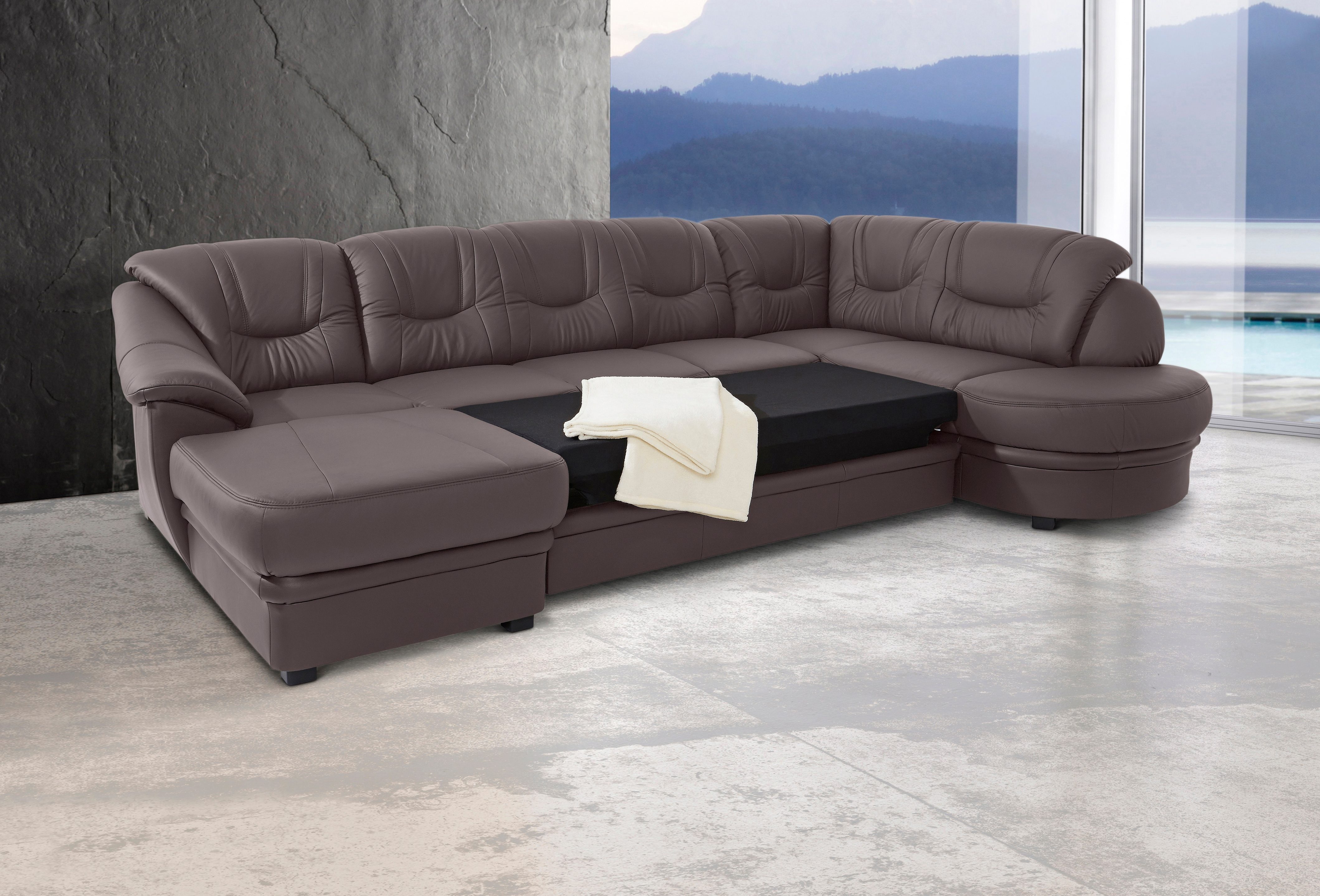 sit&more Wohnlandschaft Savoni U-Form, wahlweise mit günstig online kaufen