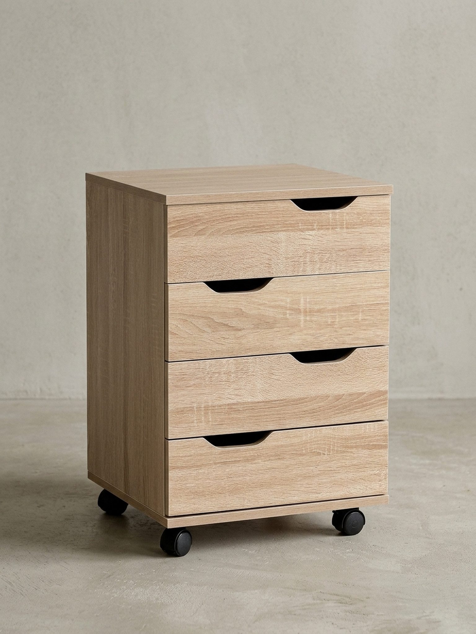 KADIMA DESIGN Rollcontainer Stylischer Bürocontainer, 4 Schubladen, modernes Bürodesign