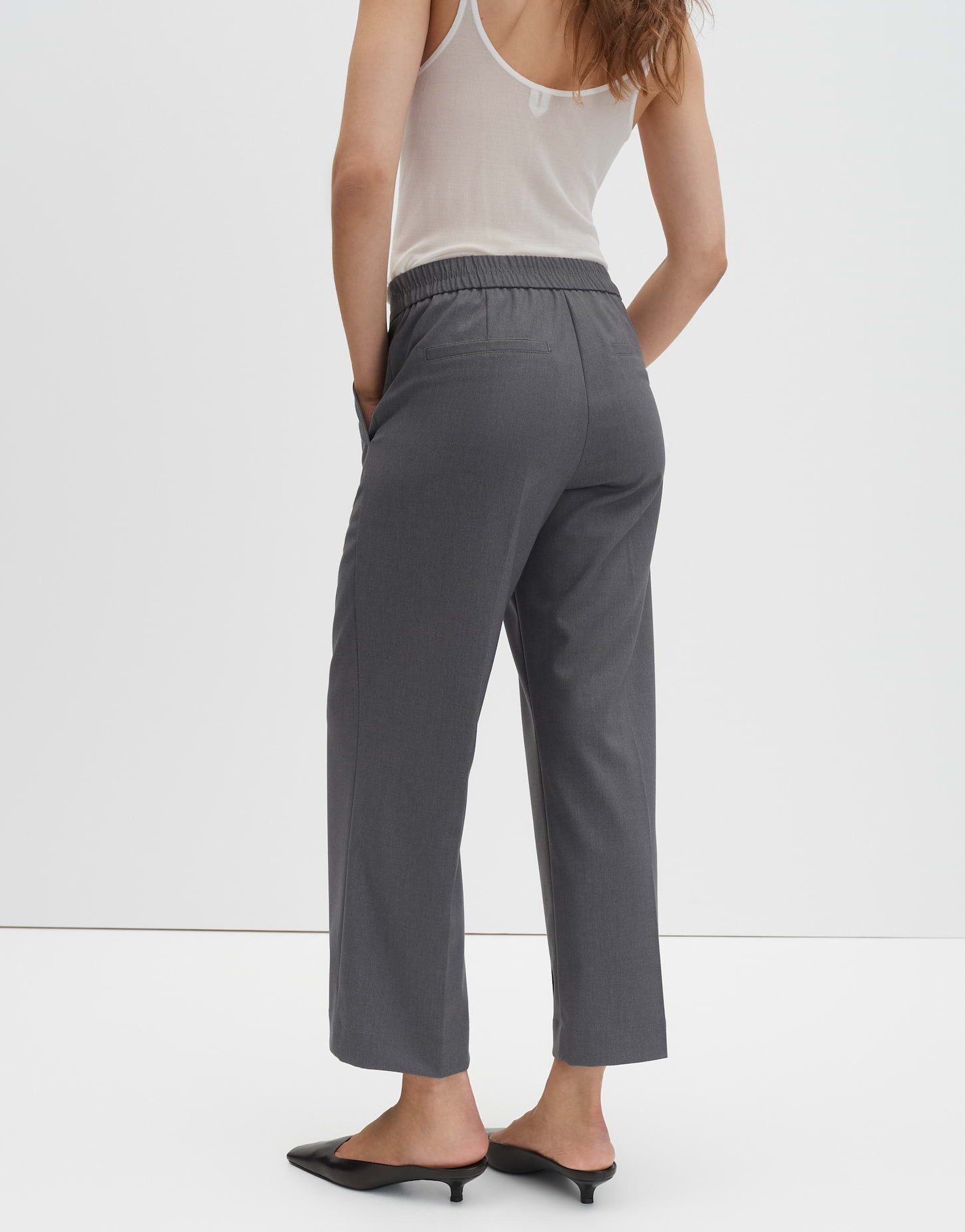 someday Schlupfhose CHARLIE CROPPED WIDE Leg Pants mit Viskosemix weiter, gerader Beinverlauf, pflegeleicht